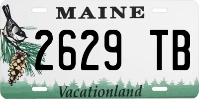 ME license plate 2629TB
