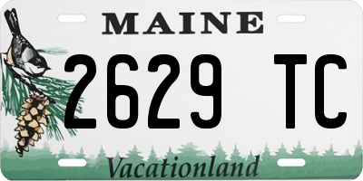 ME license plate 2629TC