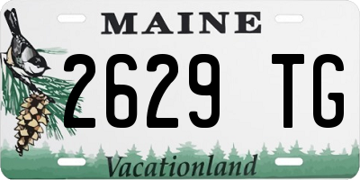 ME license plate 2629TG