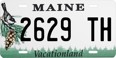 ME license plate 2629TH