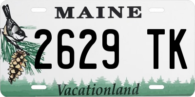 ME license plate 2629TK