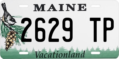 ME license plate 2629TP