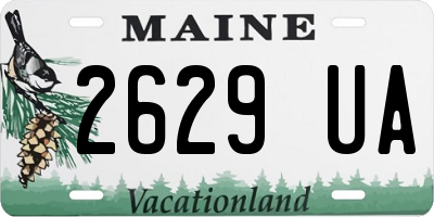 ME license plate 2629UA
