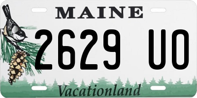 ME license plate 2629UO