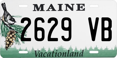 ME license plate 2629VB