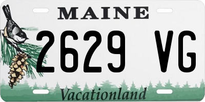 ME license plate 2629VG