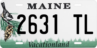 ME license plate 2631TL