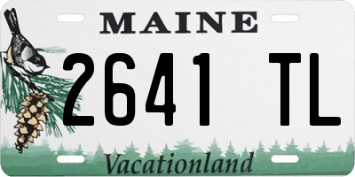 ME license plate 2641TL