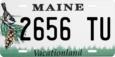 ME license plate 2656TU