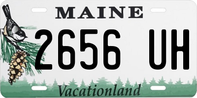 ME license plate 2656UH