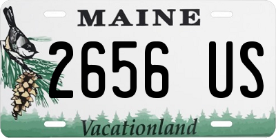 ME license plate 2656US