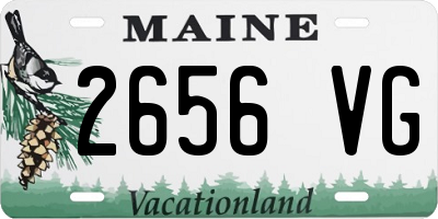 ME license plate 2656VG