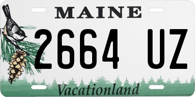 ME license plate 2664UZ