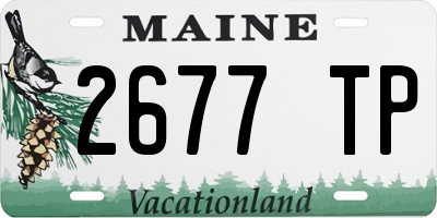 ME license plate 2677TP