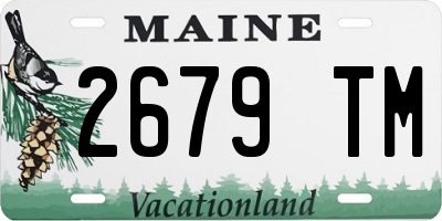 ME license plate 2679TM