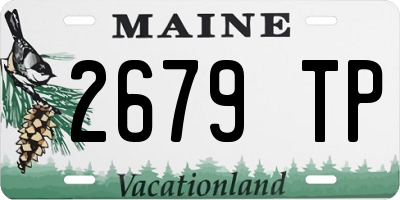 ME license plate 2679TP