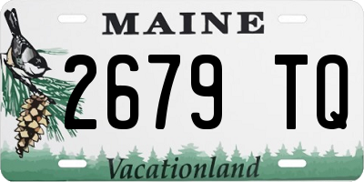 ME license plate 2679TQ