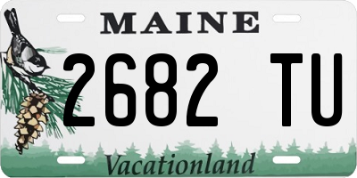 ME license plate 2682TU