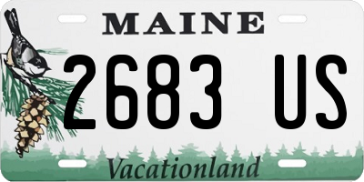 ME license plate 2683US