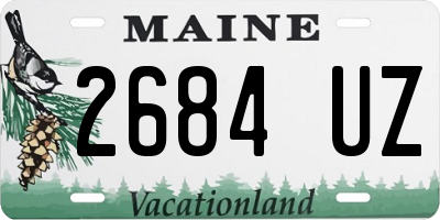 ME license plate 2684UZ