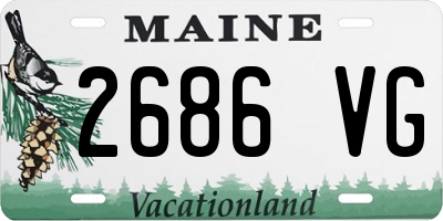 ME license plate 2686VG