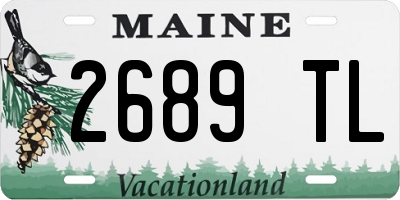 ME license plate 2689TL
