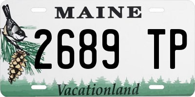 ME license plate 2689TP