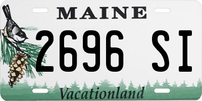 ME license plate 2696SI
