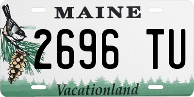 ME license plate 2696TU