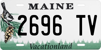 ME license plate 2696TV