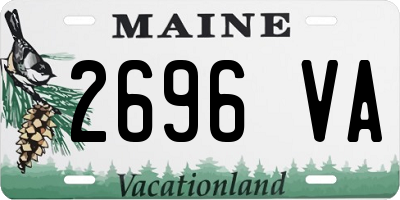 ME license plate 2696VA