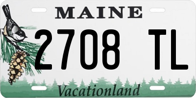 ME license plate 2708TL