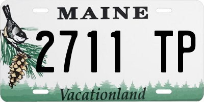 ME license plate 2711TP