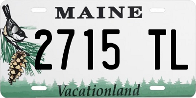 ME license plate 2715TL
