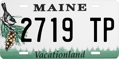 ME license plate 2719TP