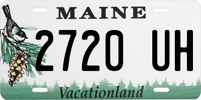 ME license plate 2720UH