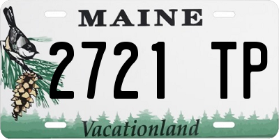 ME license plate 2721TP