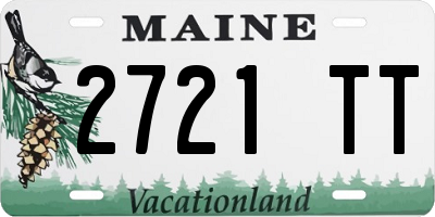 ME license plate 2721TT