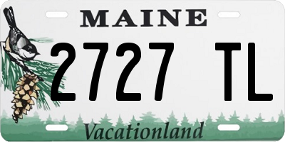 ME license plate 2727TL