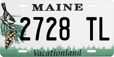 ME license plate 2728TL