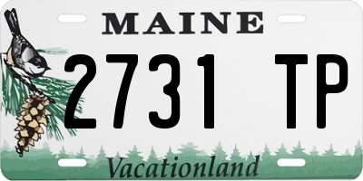 ME license plate 2731TP