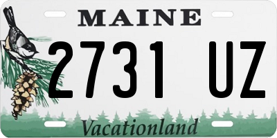 ME license plate 2731UZ