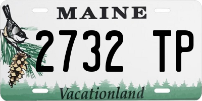 ME license plate 2732TP