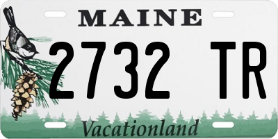 ME license plate 2732TR