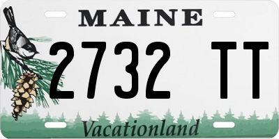 ME license plate 2732TT