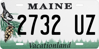 ME license plate 2732UZ