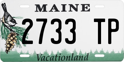 ME license plate 2733TP