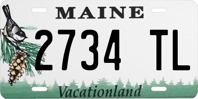 ME license plate 2734TL