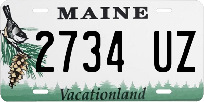 ME license plate 2734UZ