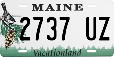 ME license plate 2737UZ